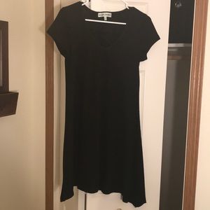 Black midi dress